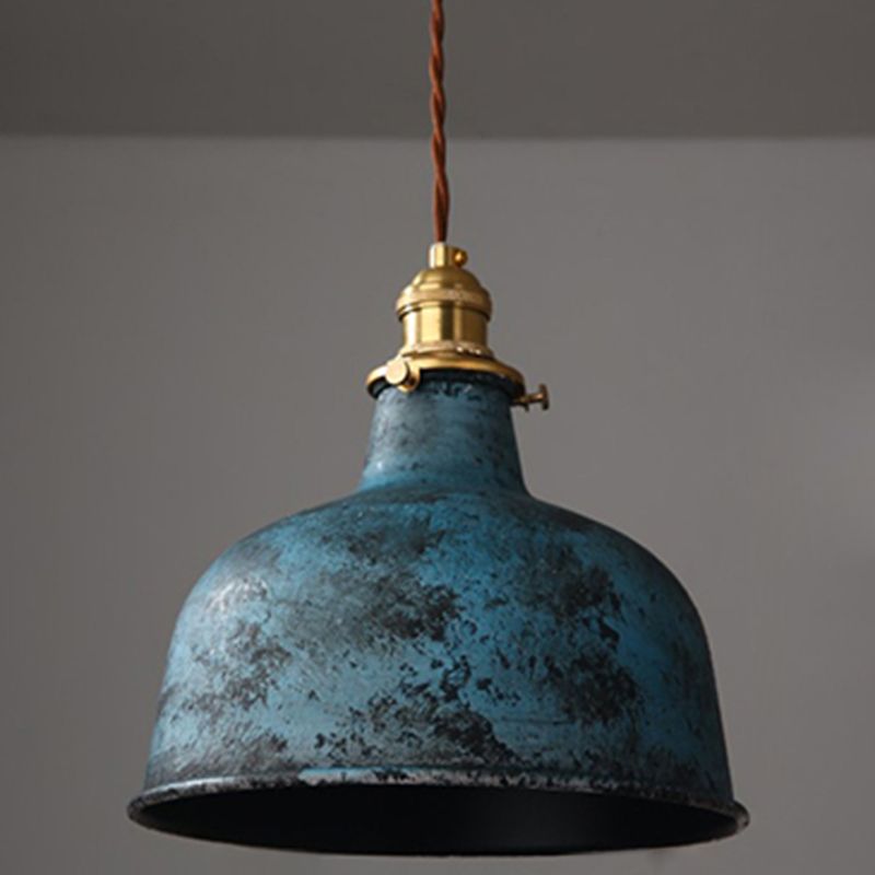 Silva Aged Rusty Vintage Rustic Finish Pendant Light, 3 Style - Letslighting