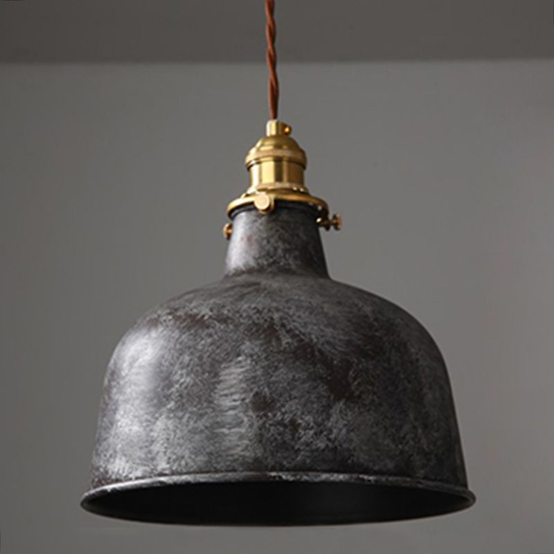 Silva Aged Rusty Vintage Rustic Finish Pendant Light, 3 Style - Letslighting