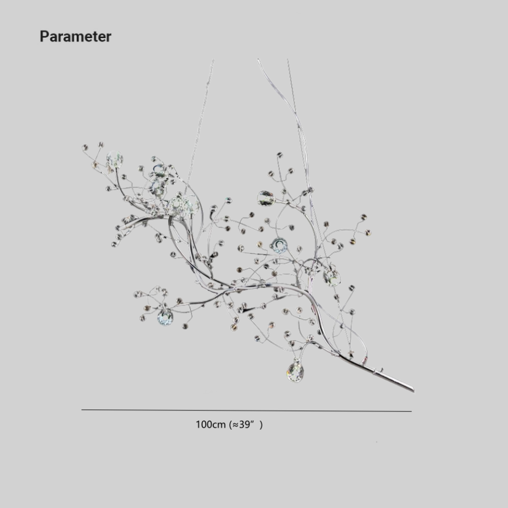 Olivia Romantic Art Deco Branch Pendant Light Living Room - Letslighting