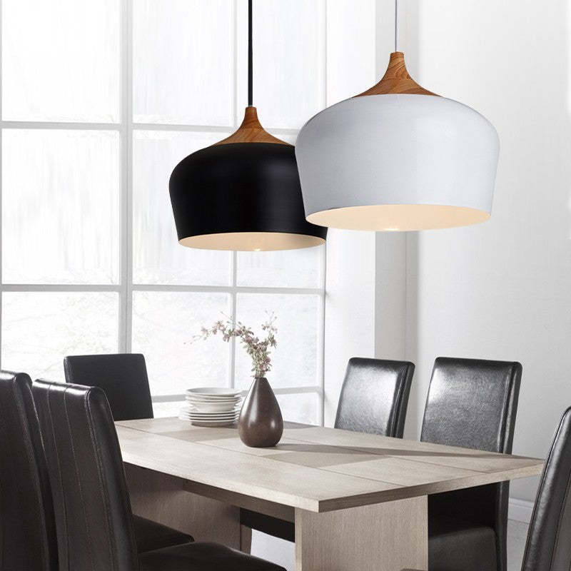 Arisha Minimalist Wood Pendant Light - Letslighting