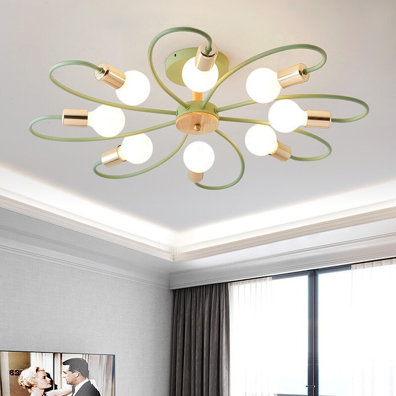 Arisha Elegant Glass Flush Mount Ceiling Light - Letslighting