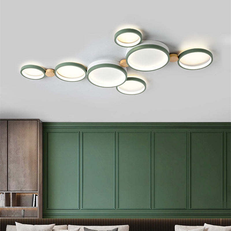 Arisha Round Flush Mount Ceiling Light Bedroom - Letslighting