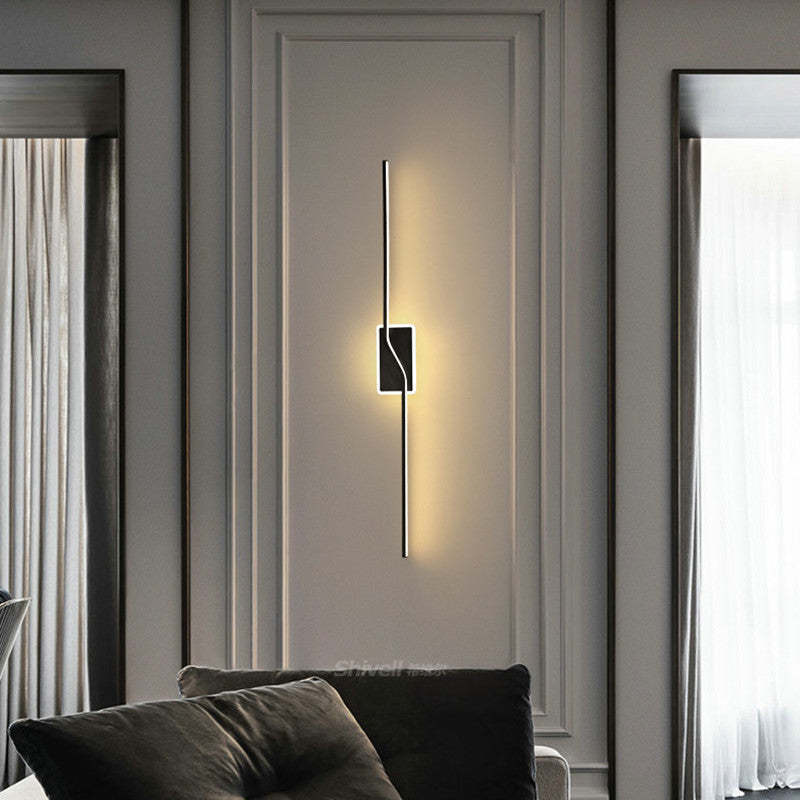 Arisha Modern Minimalist Indoor Wall Lamp Metal Silicone Bedroom Living Room