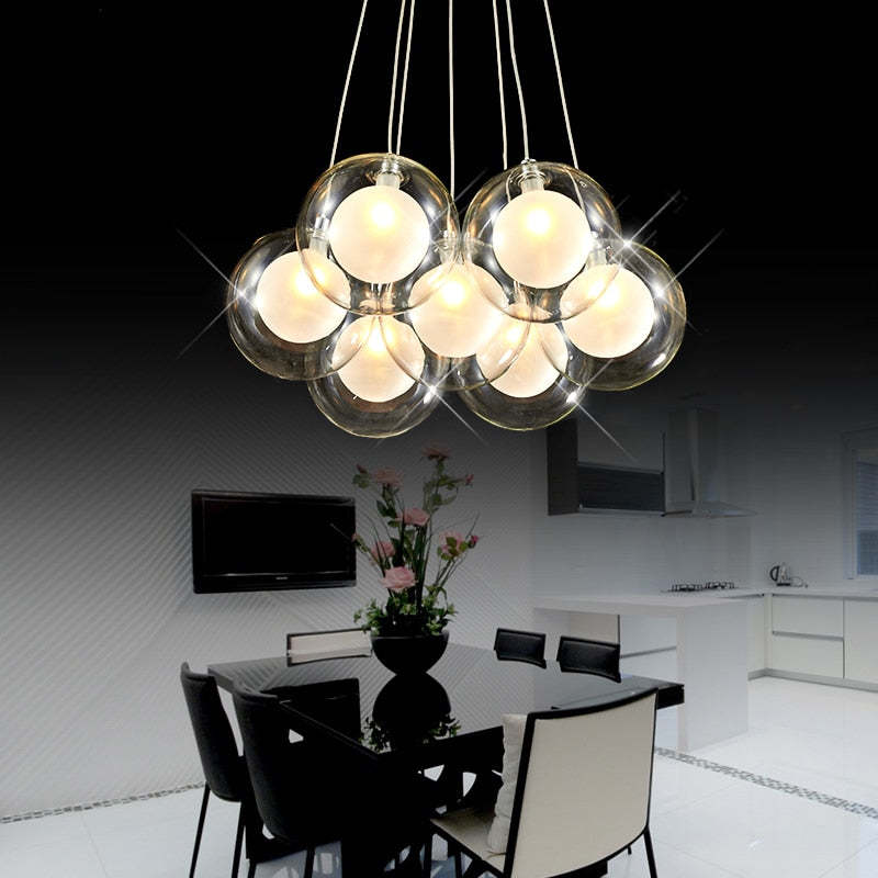 Valentina Modern Bubble Acylic Pendant Light, 5 Style