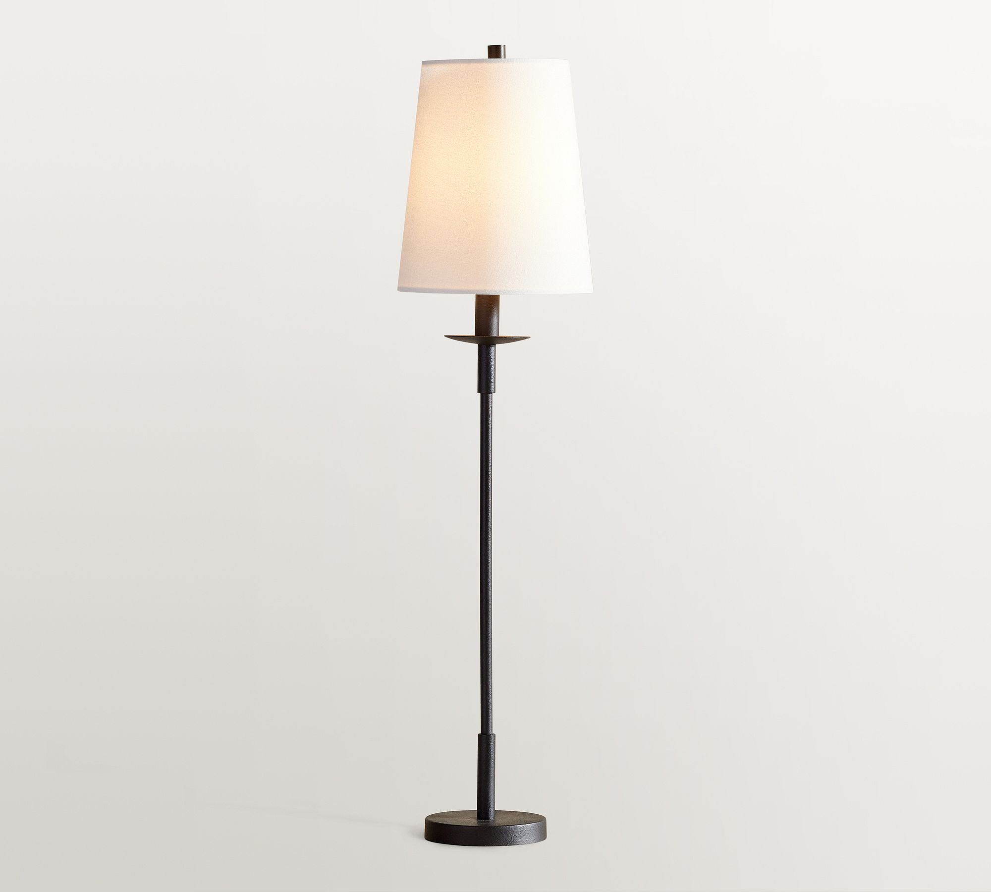 Lodge Modern Iron Linen Table Lamp Bedroom