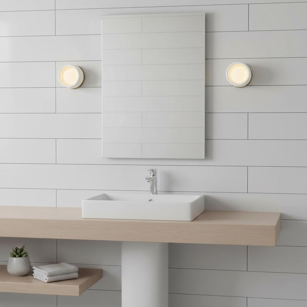 Kiln Porcelain Metal Wall Sconce