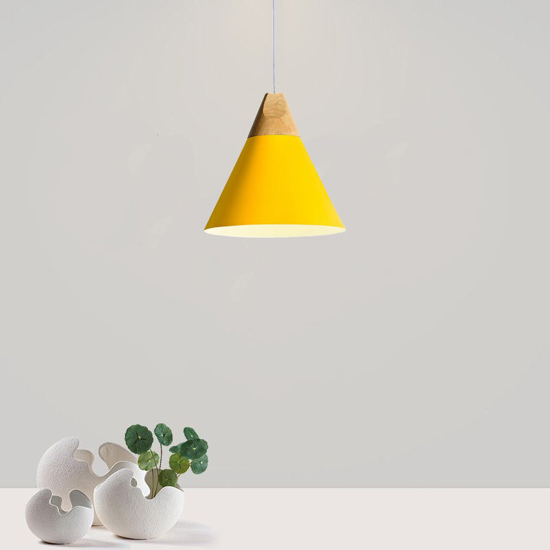 Valentina Multi-Shaped Wood And Pendant Light, 6 Colors - Letslighting