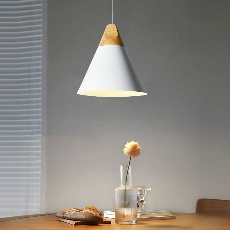 Valentina Multi-Shaped Wood And Pendant Light, 6 Colors - Letslighting