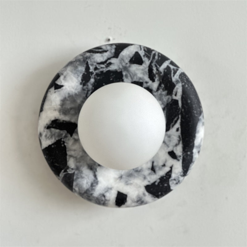 Uvinos Modern Minimalist Black Marble Sconce Wall Lamp - Letslighting