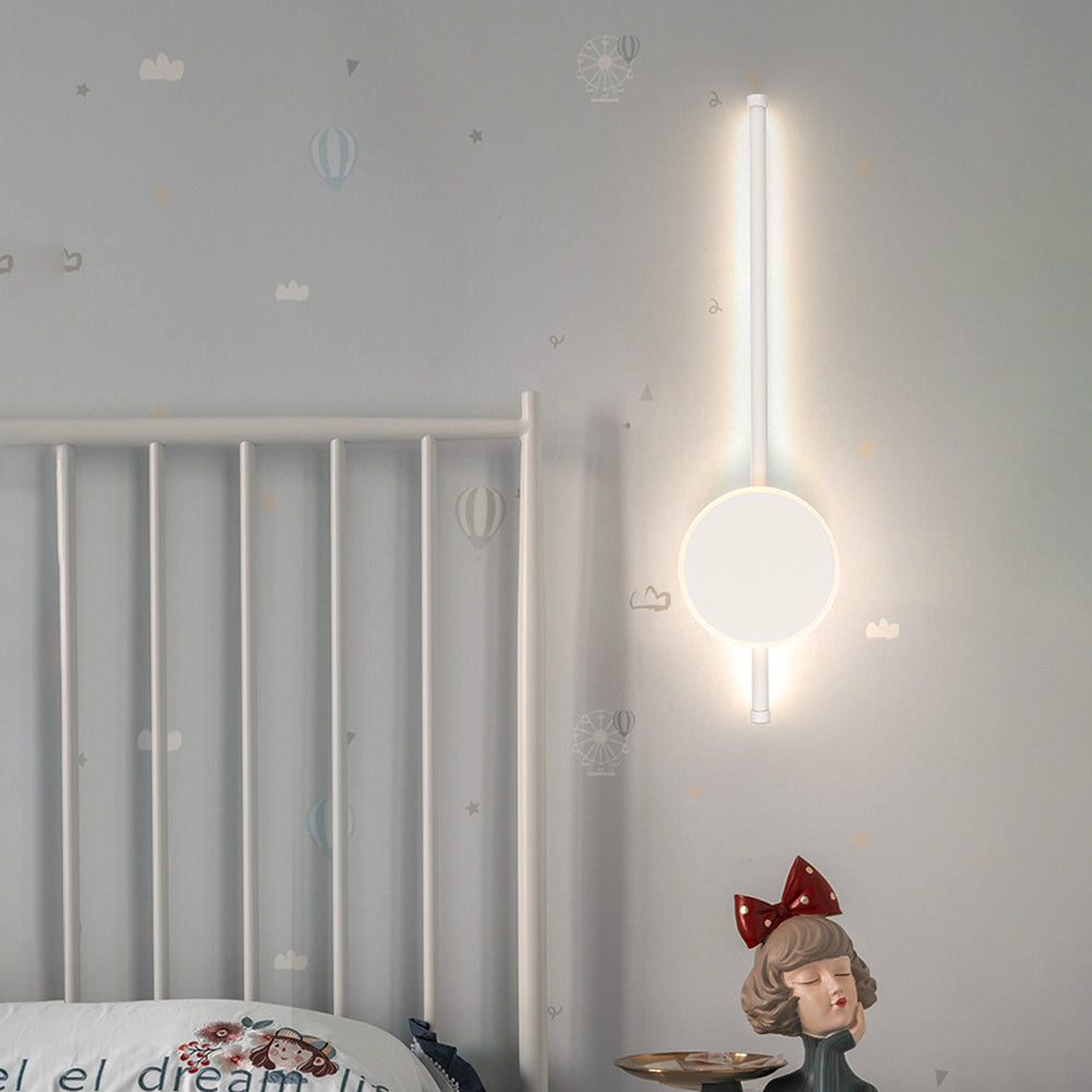 Arisha Modern Round Linear Metal Wall Lamp
