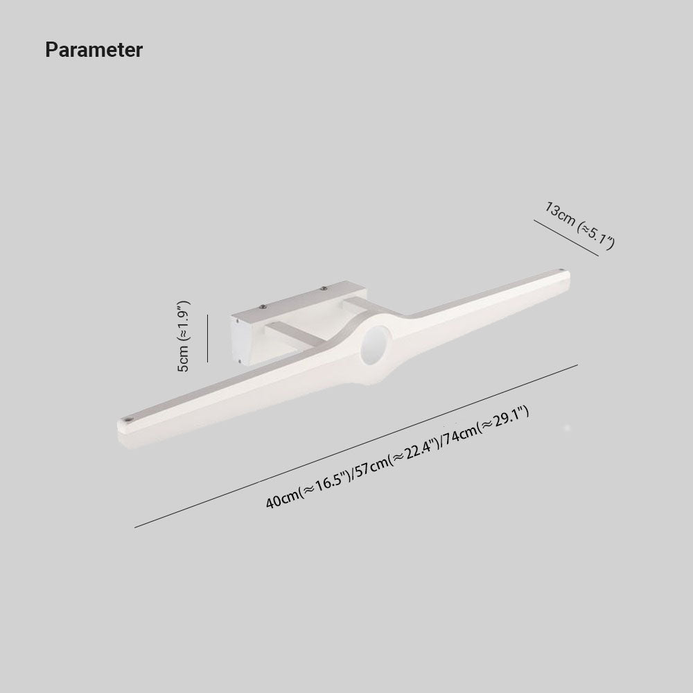 Arisha Decorative Modern Acrylic Wall Lamp Bathroom - Letslighting