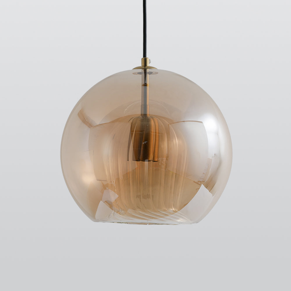 Valentina Nordic Glass Globe Pendant Light Bedroom - Letslighting