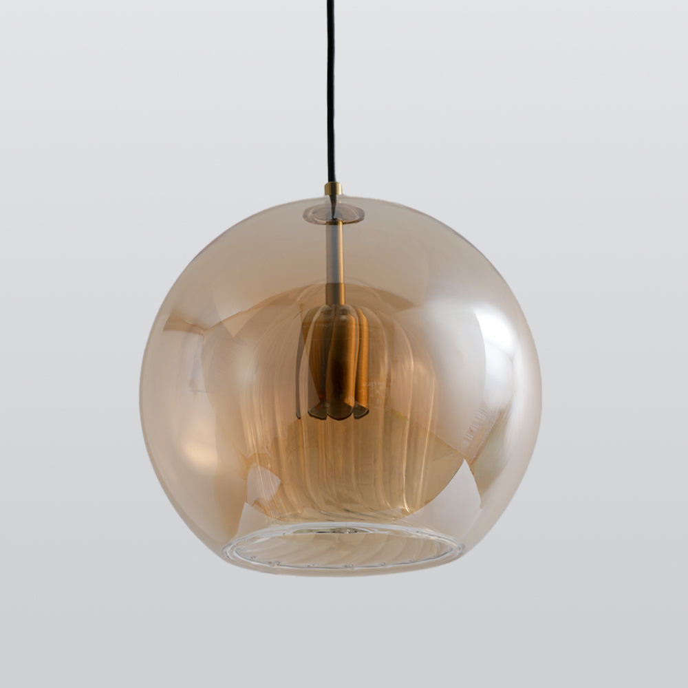 Valentina Nordic Glass Globe Pendant Light Bedroom - Letslighting