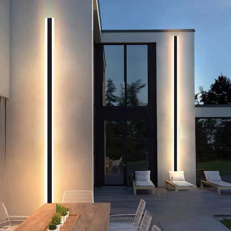 Ray Minimalist Hexagonal Ring With Shelf Metal Outdoor Wall Lamp