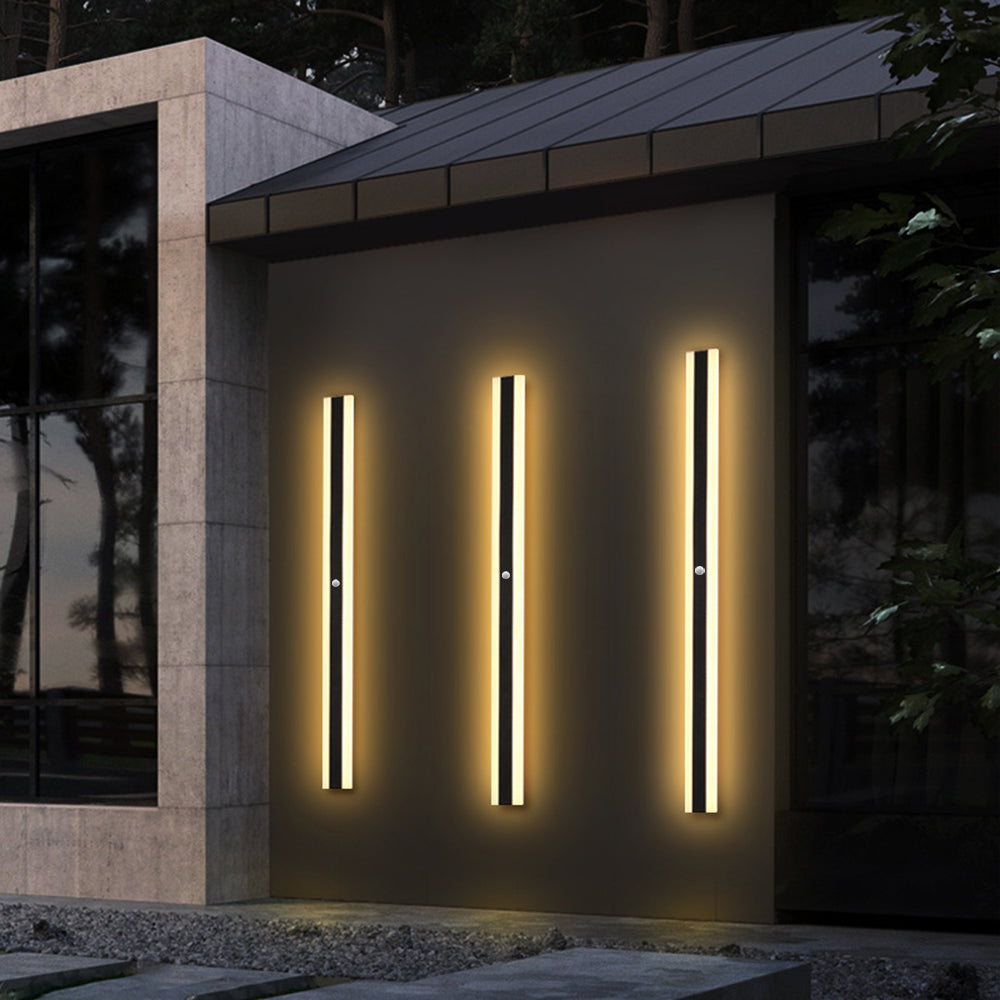 Ray Minimalist Hexagonal Ring With Shelf Metal Outdoor Wall Lamp