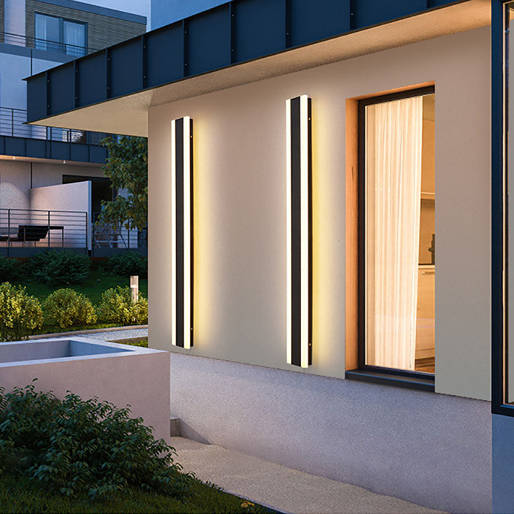 Ray Minimalist Hexagonal Ring With Shelf Metal Outdoor Wall Lamp