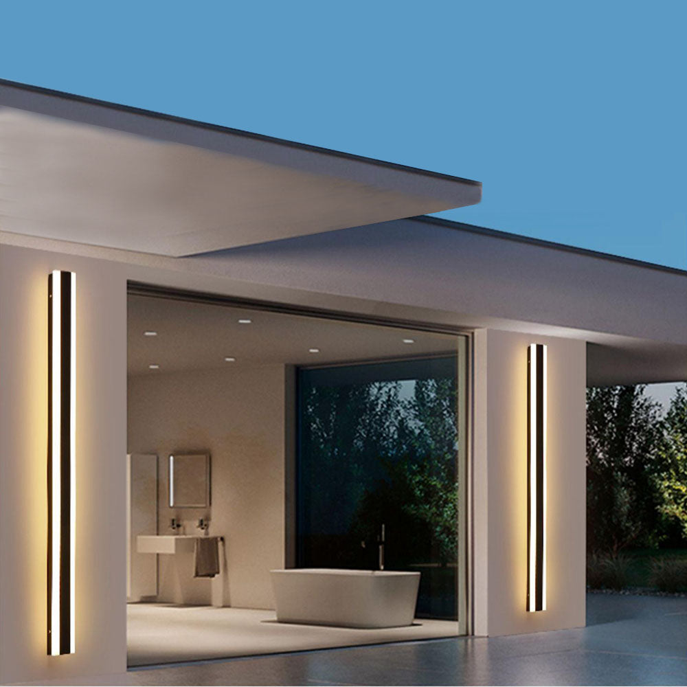 Ray Minimalist Hexagonal Ring With Shelf Metal Outdoor Wall Lamp