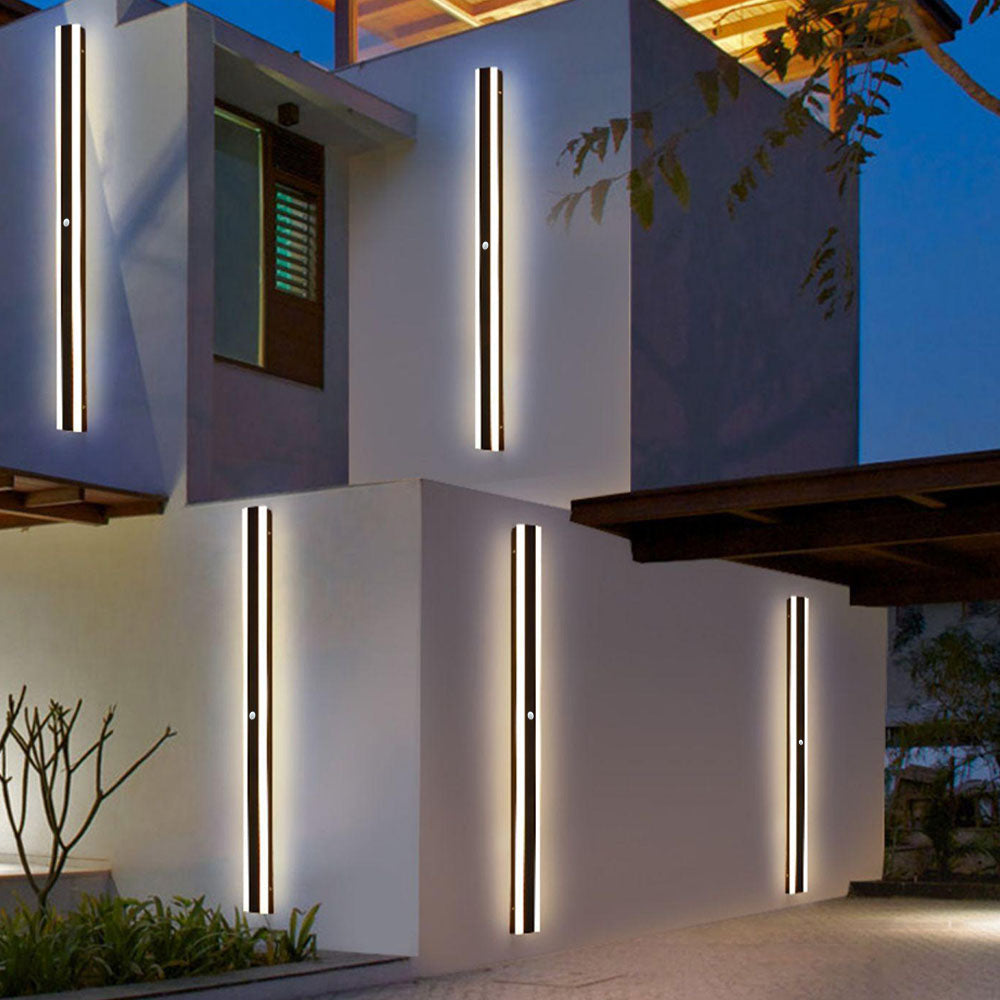 Ray Minimalist Hexagonal Ring With Shelf Metal Outdoor Wall Lamp