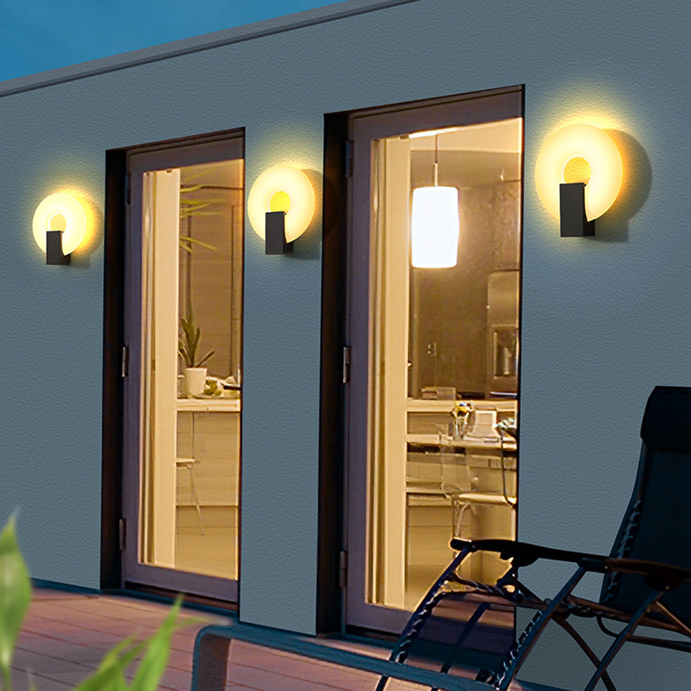 Arisha Modern Acrylic Solar Waterproof Outdoor Wall Lamp - Letslighting