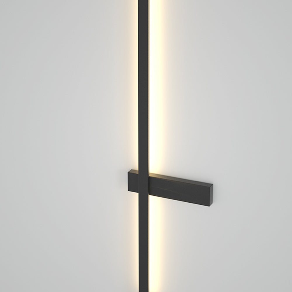 Arisha Minimalist Duo-Linear Metal Outdoor Wall Lamp