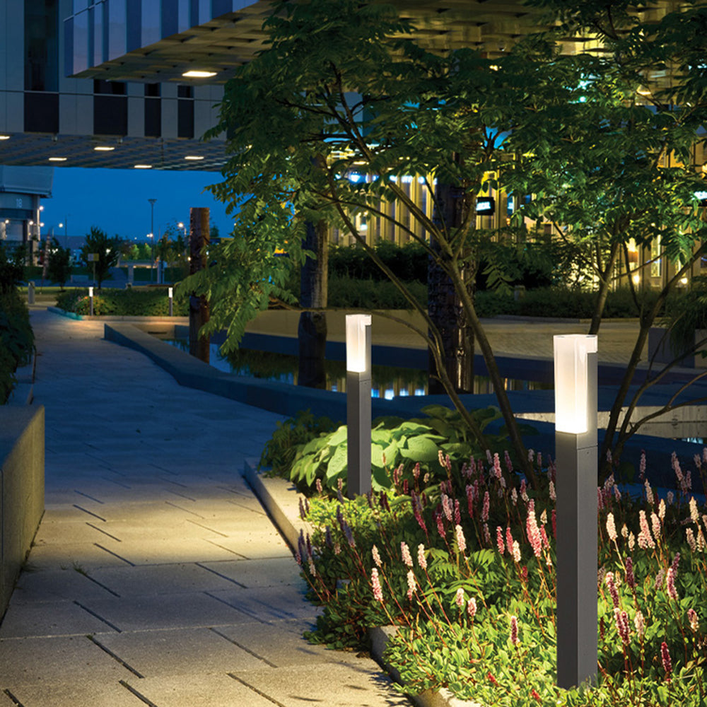 Ray Modern Metal Solar Outdoor Path Light - Letslighting