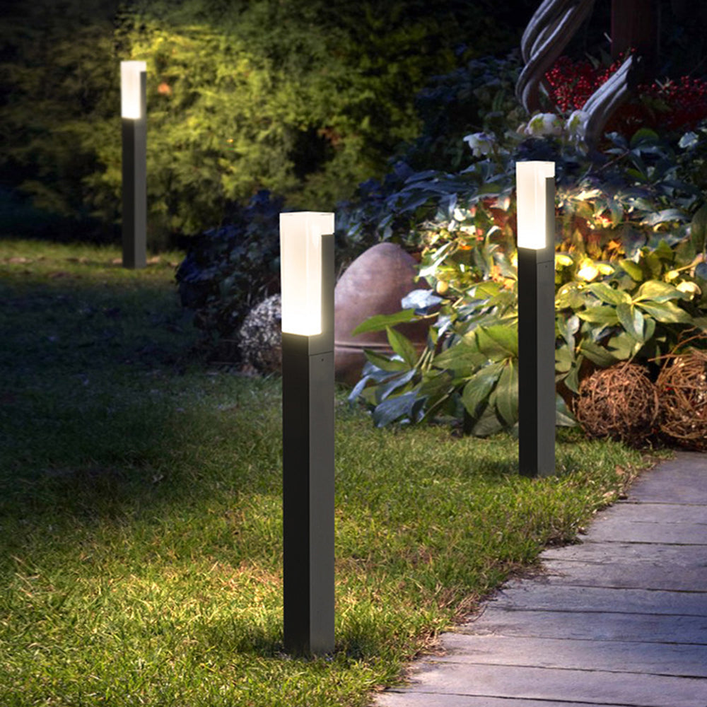 Ray Modern Metal Solar Outdoor Path Light - Letslighting
