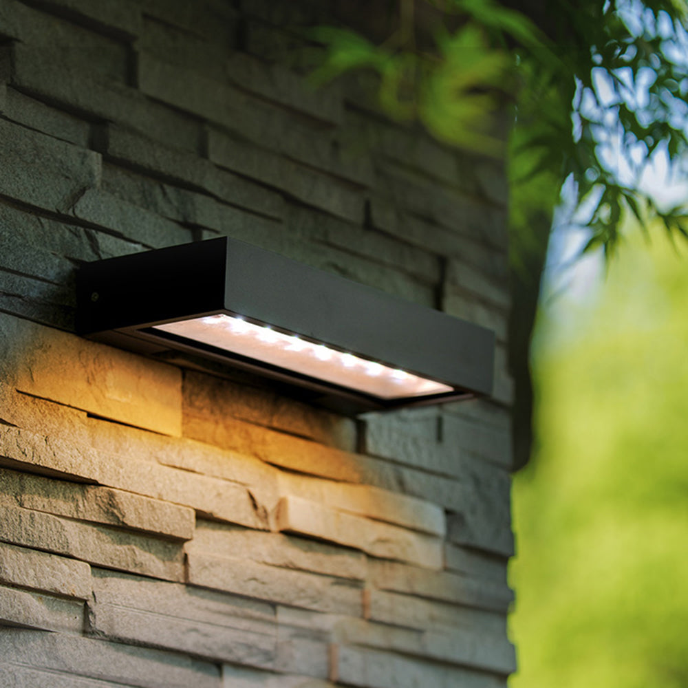 Ray Modern Acrylic Solar Waterproof Outdoor Wall Lamp - Letslighting