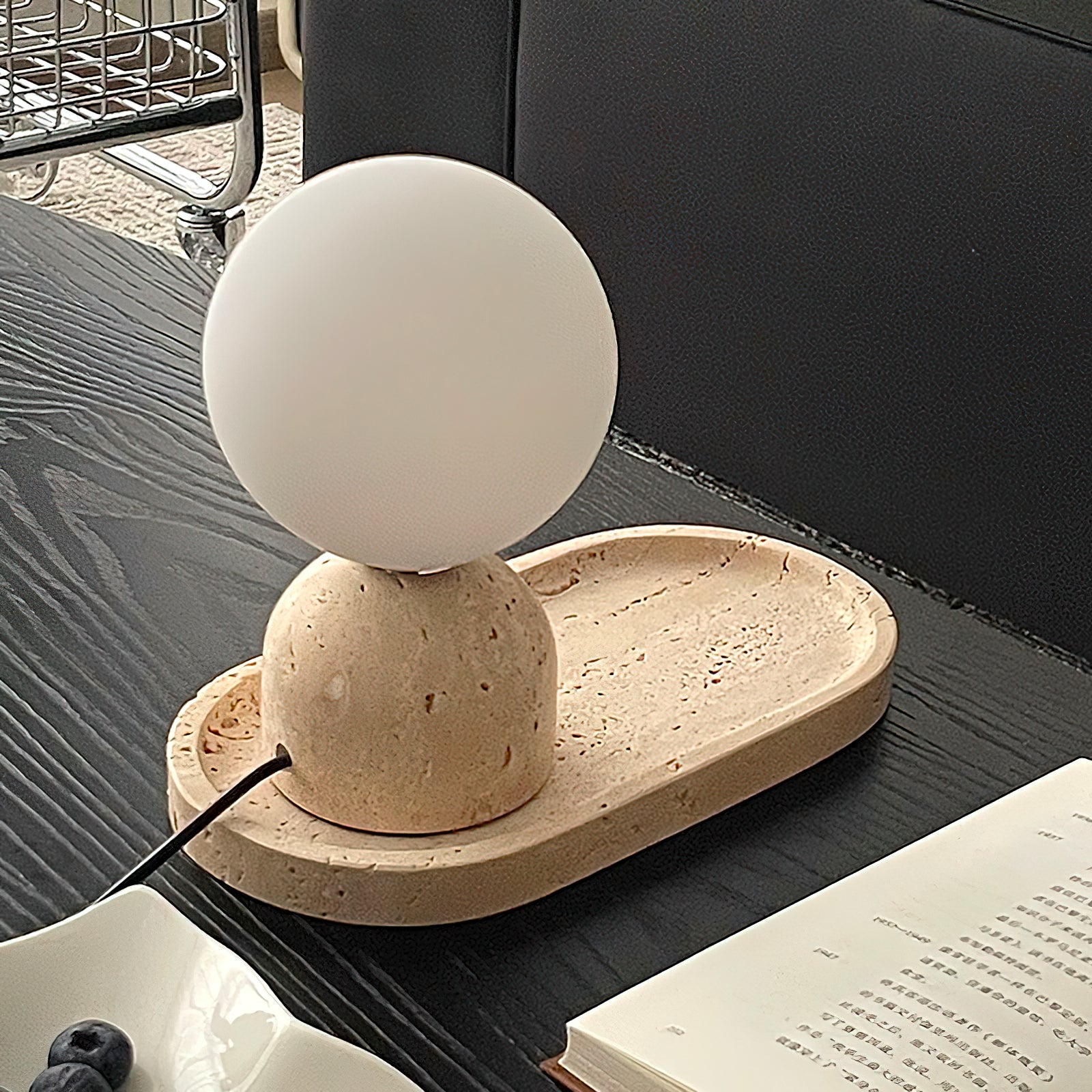 Aalia Marble Modern Minimalist Table Lamp - Letslighting