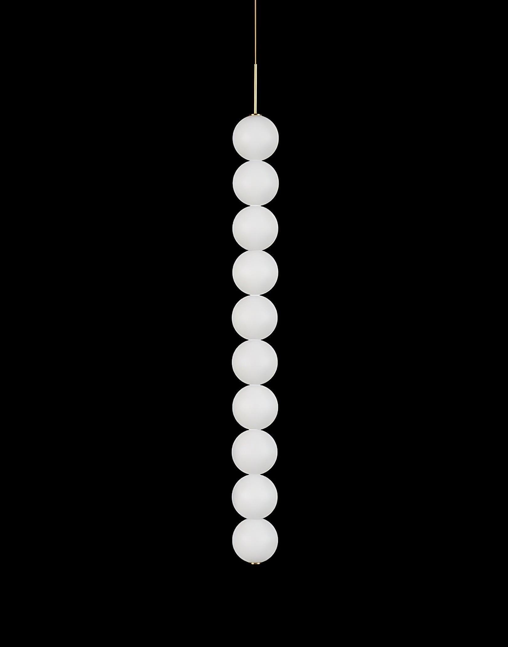 Abacus Pendant Light Vertical Globe Shape Modern - Letslighting