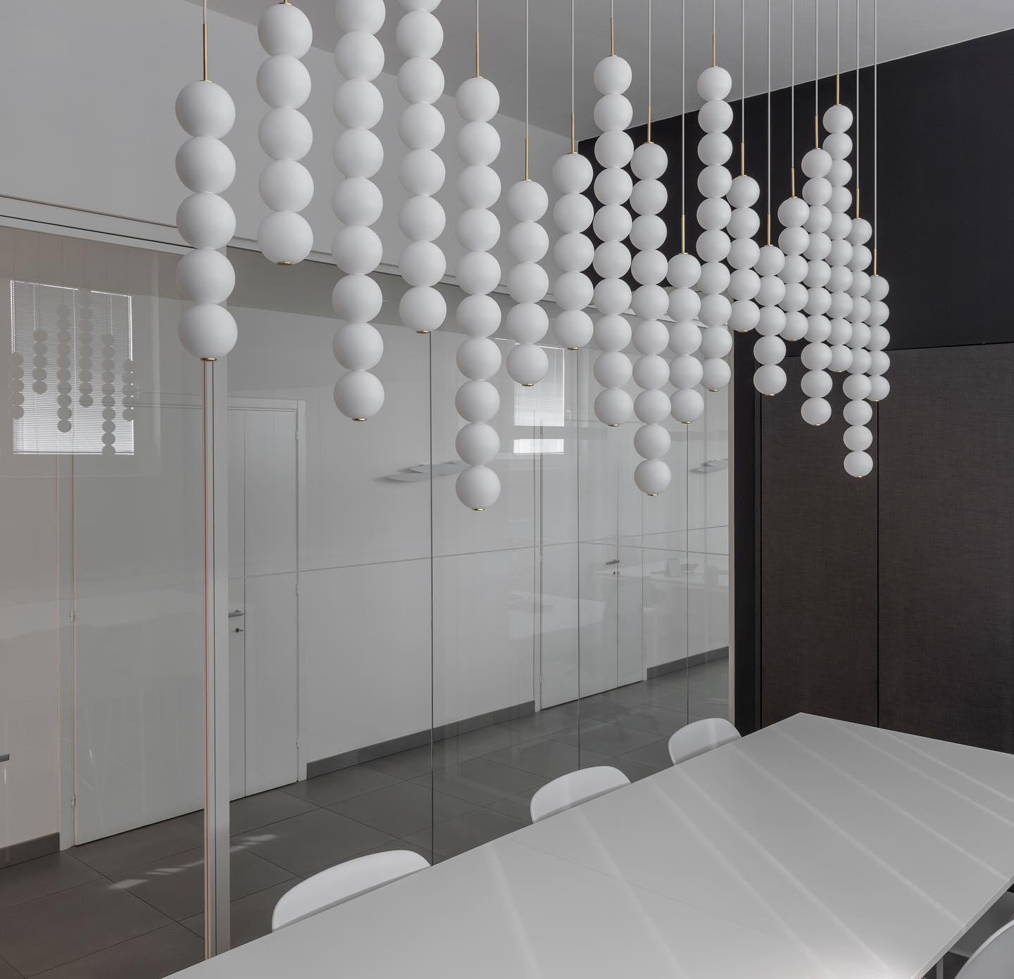 Abacus Pendant Light Vertical Globe Shape Modern - Letslighting