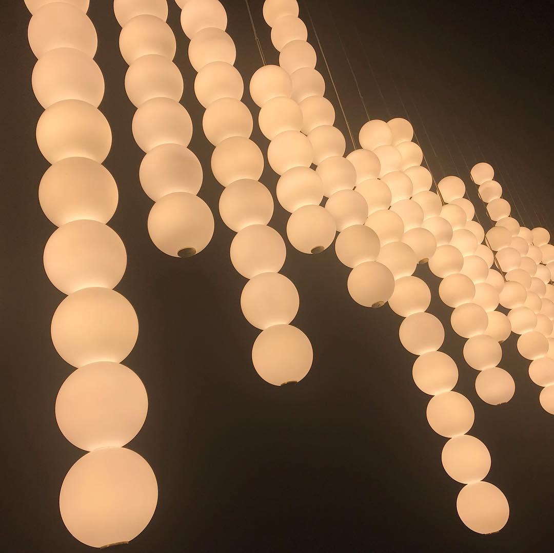 Abacus Pendant Light Vertical Globe Shape Modern - Letslighting