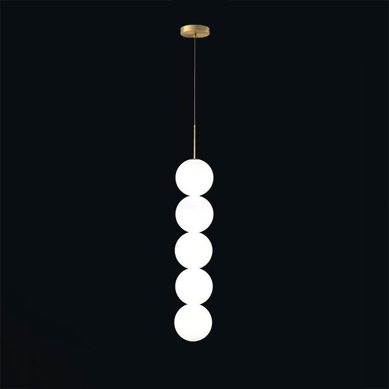 Abacus Pendant Light Vertical Globe Shape Modern - Letslighting
