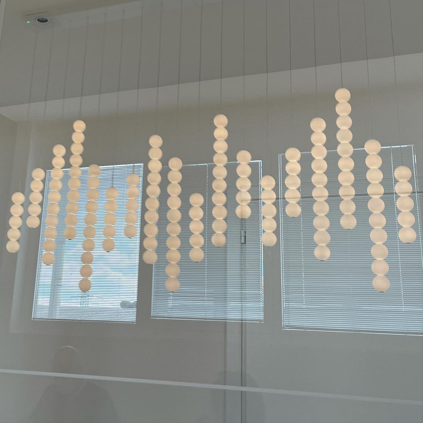 Abacus Pendant Light Vertical Globe Shape Modern - Letslighting