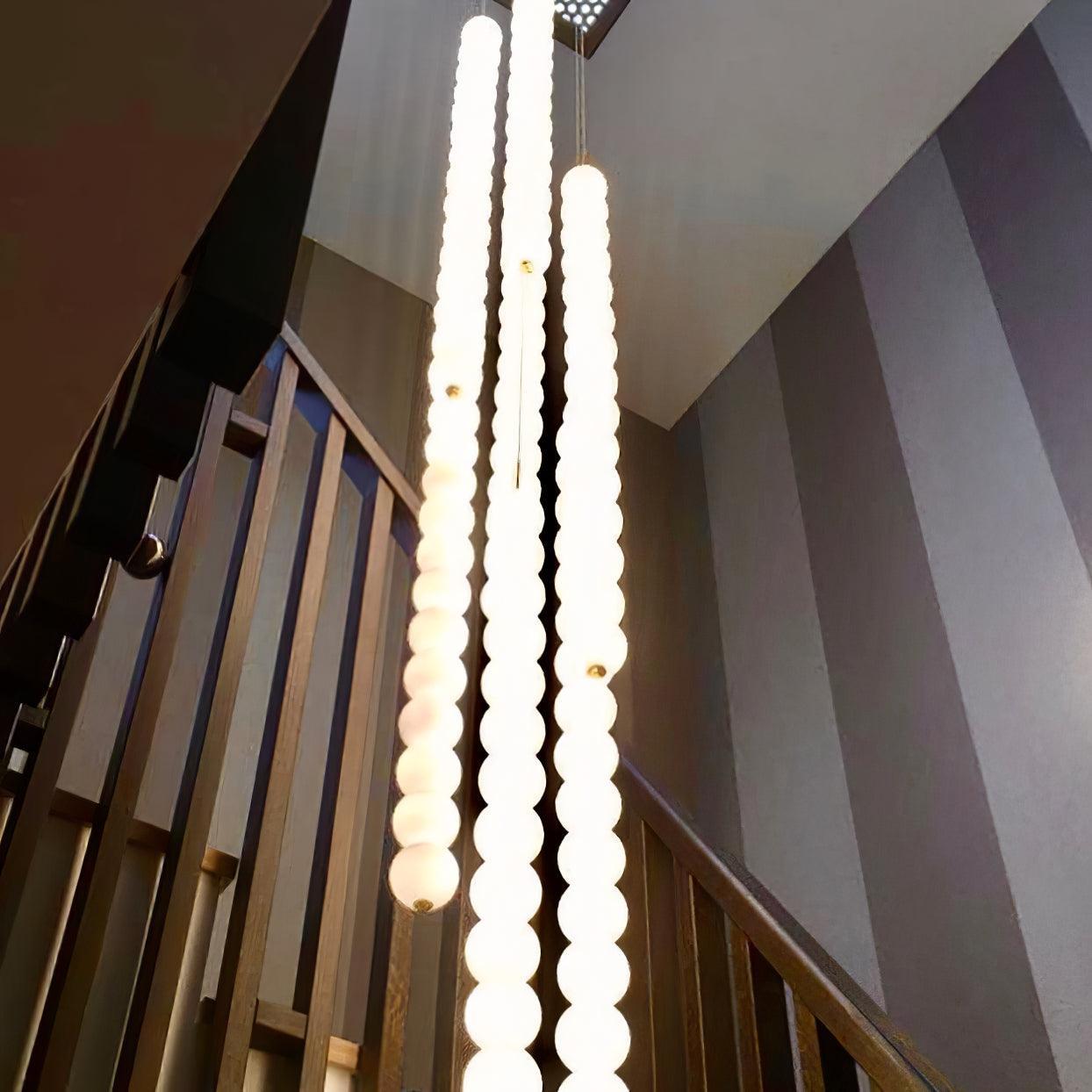Abacus Pendant Light Vertical Globe Shape Modern - Letslighting