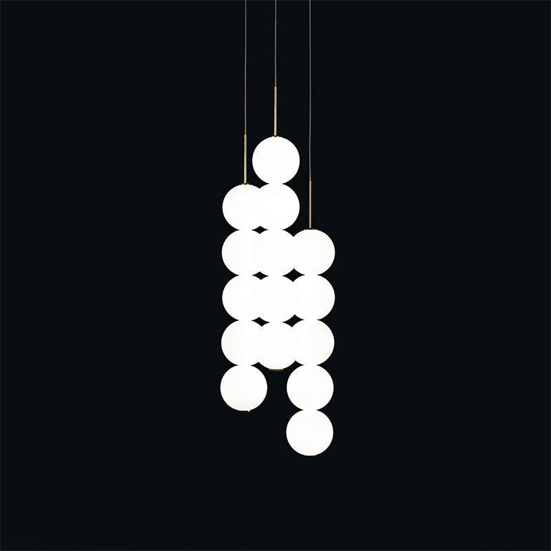 Abacus Pendant Light Vertical Globe Shape Modern - Letslighting