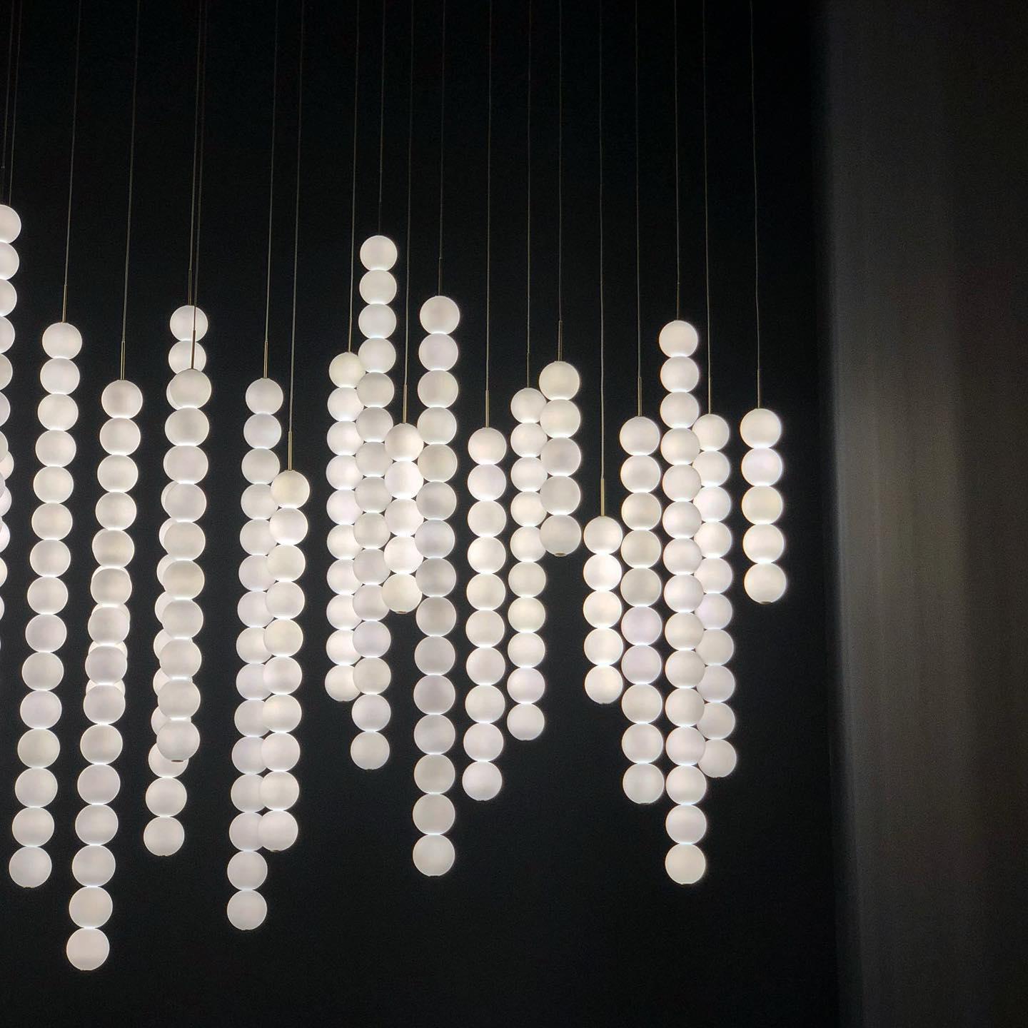Abacus Pendant Light Vertical Globe Shape Modern - Letslighting