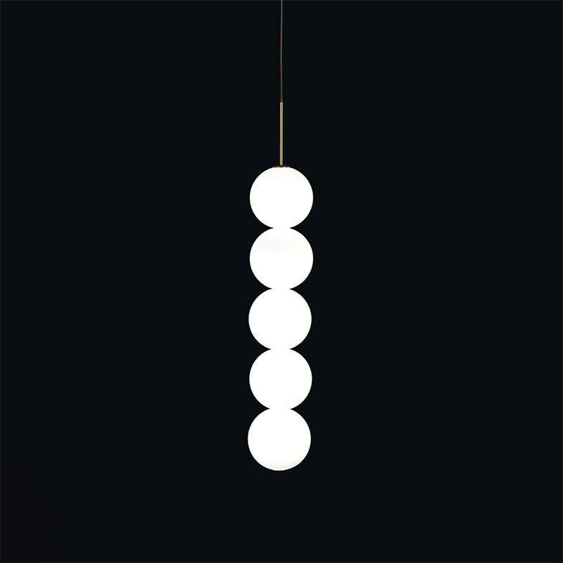 Abacus Pendant Light Vertical Globe Shape Modern - Letslighting