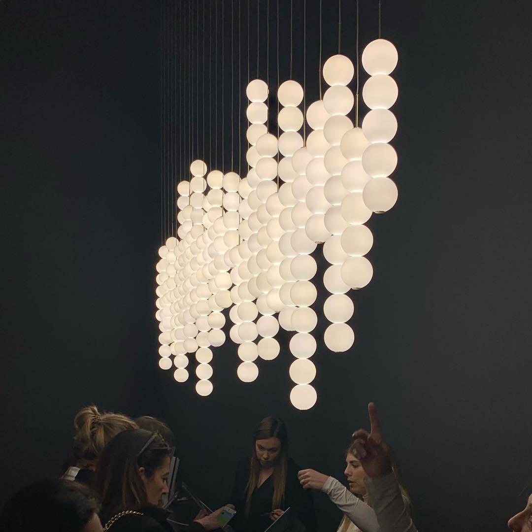 Abacus Pendant Light Vertical Globe Shape Modern - Letslighting