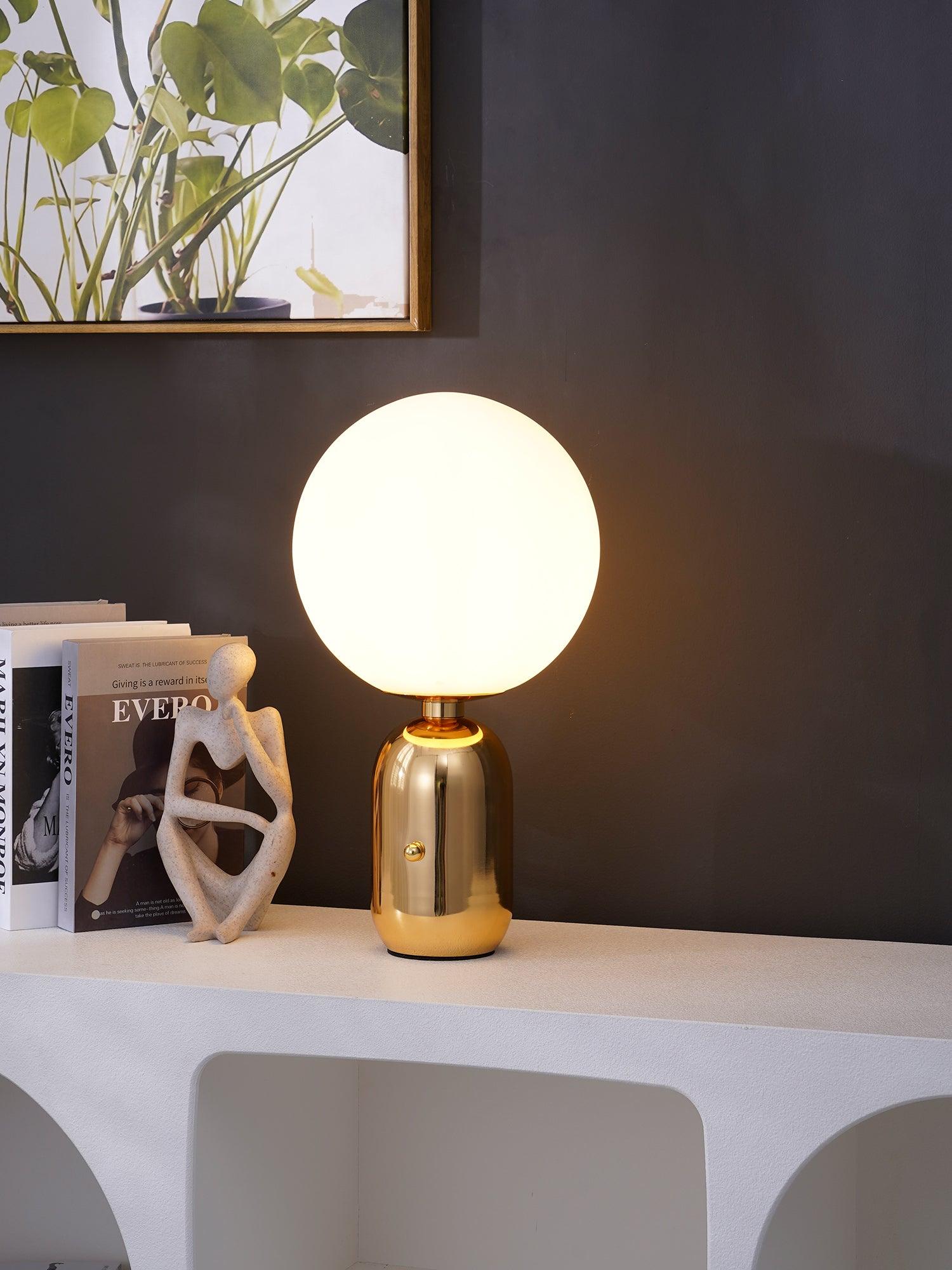 Nyxen Glass Industrial Table Lamp - Letslighting