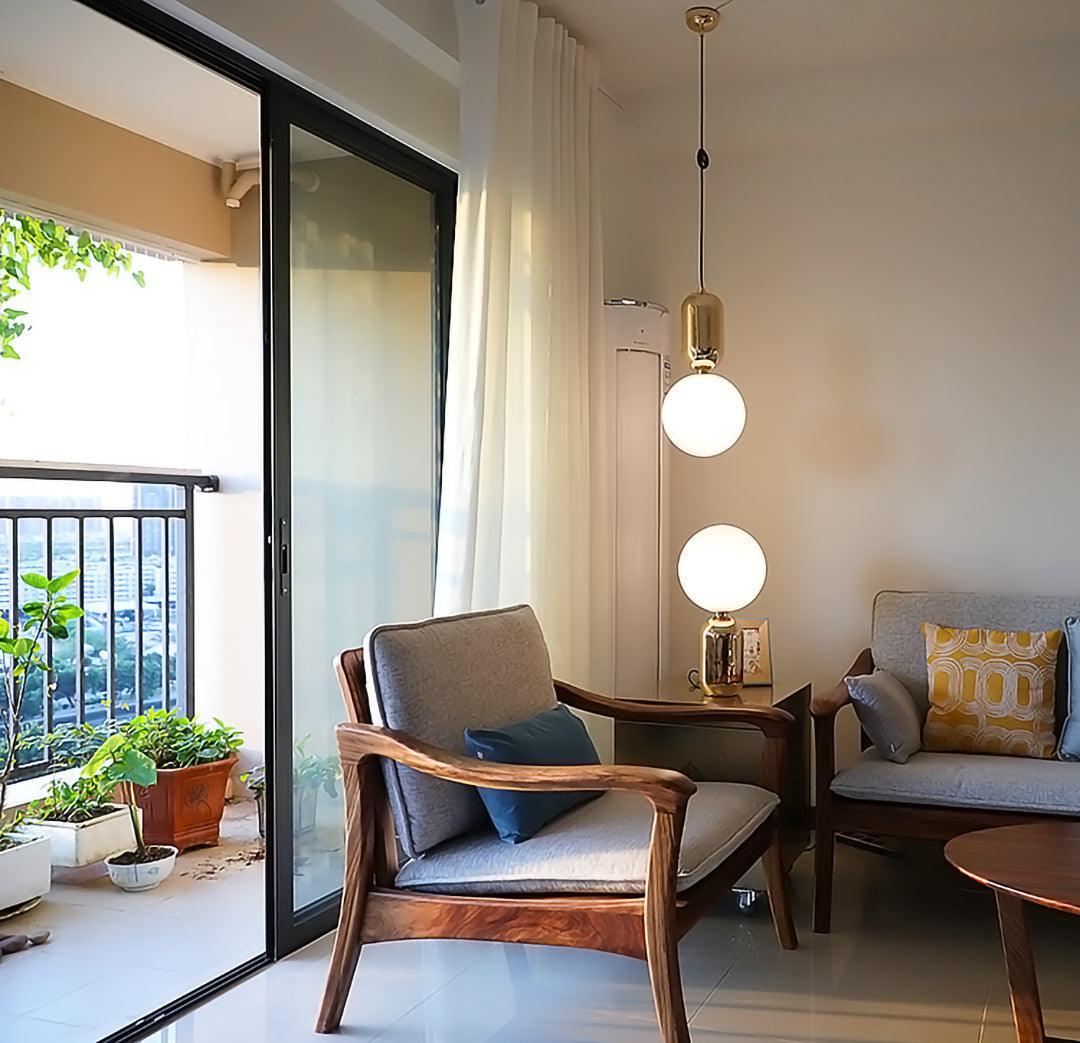 Nyxen Glass Industrial Table Lamp - Letslighting