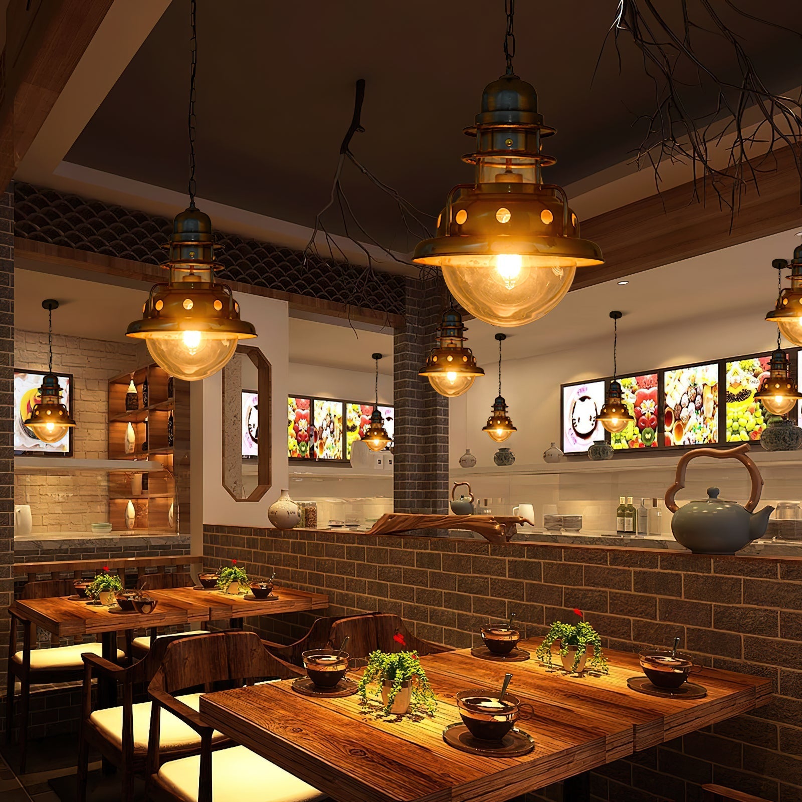 Abbotswell Chic Industrial Pendant Light - Letslighting