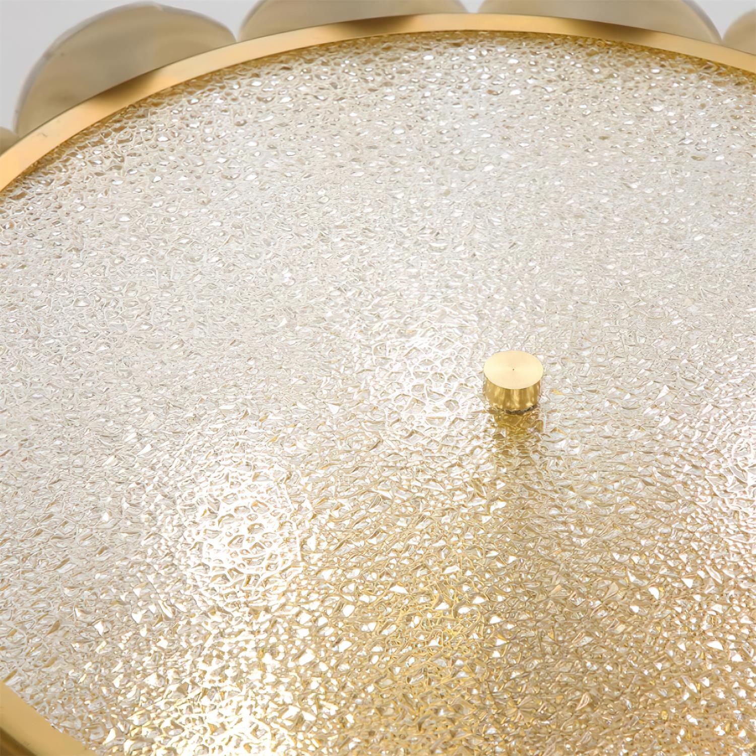 Abella Ceiling Lamp Ceramic Blossom Ring Romantic - Letslighting
