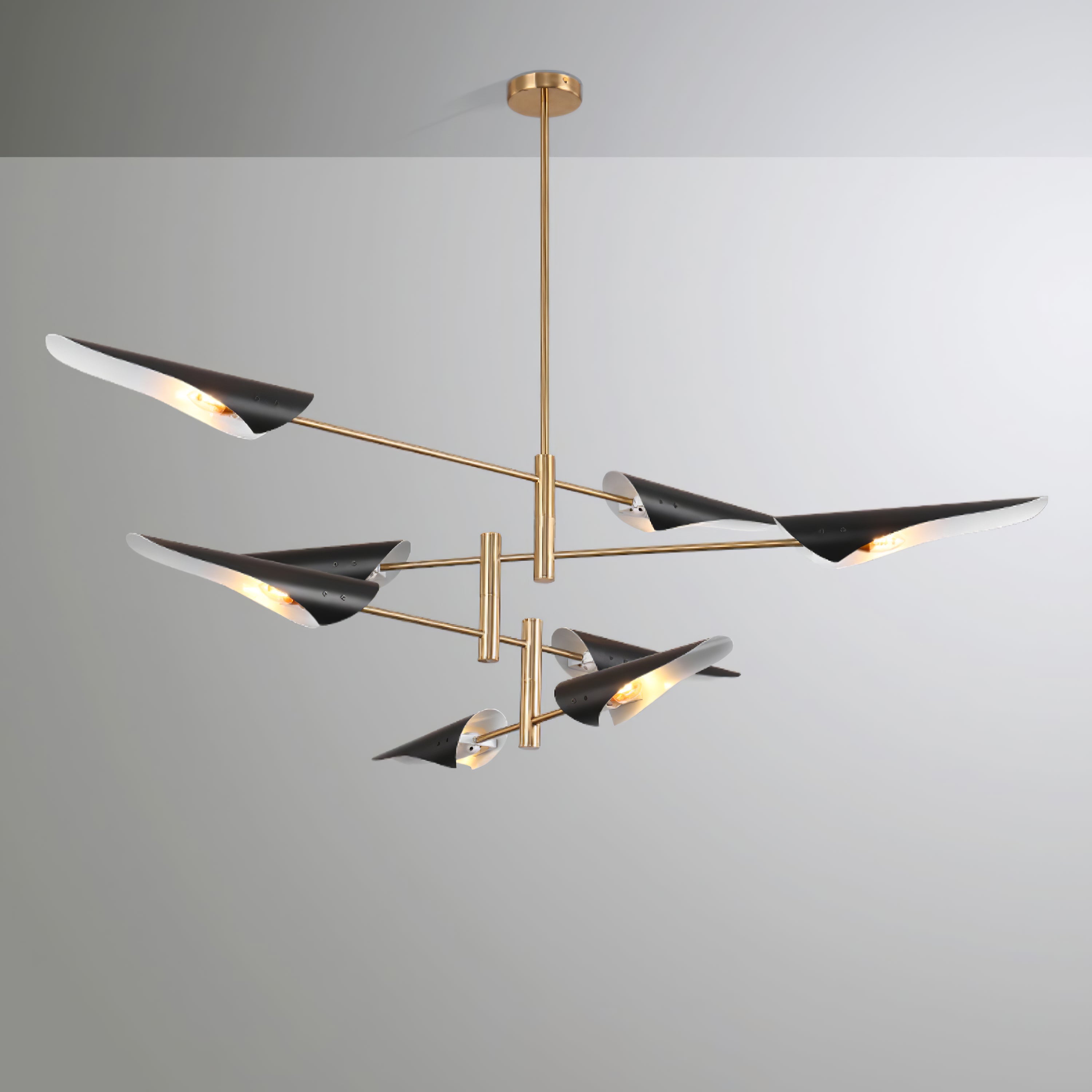 Chandelier Adjustable Aero Shape Modern Living Room - Letslighting