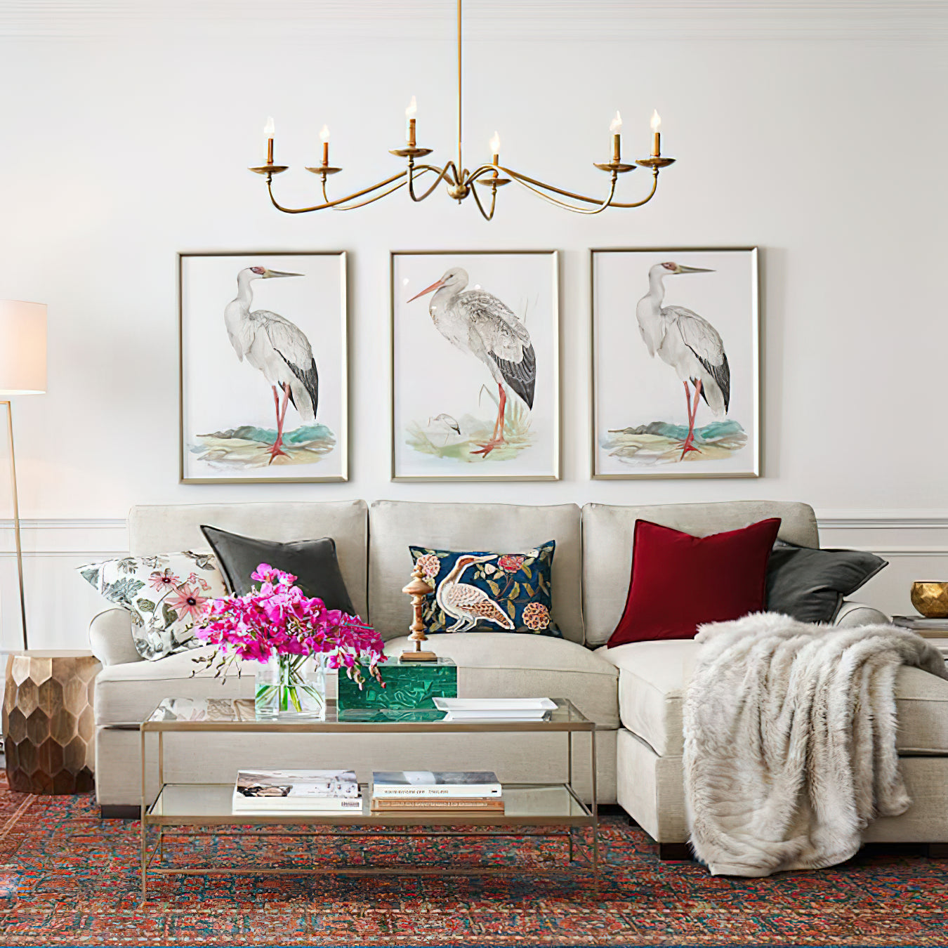 Alshaarae Vintage Industrial Brass Chandelier - Letslighting