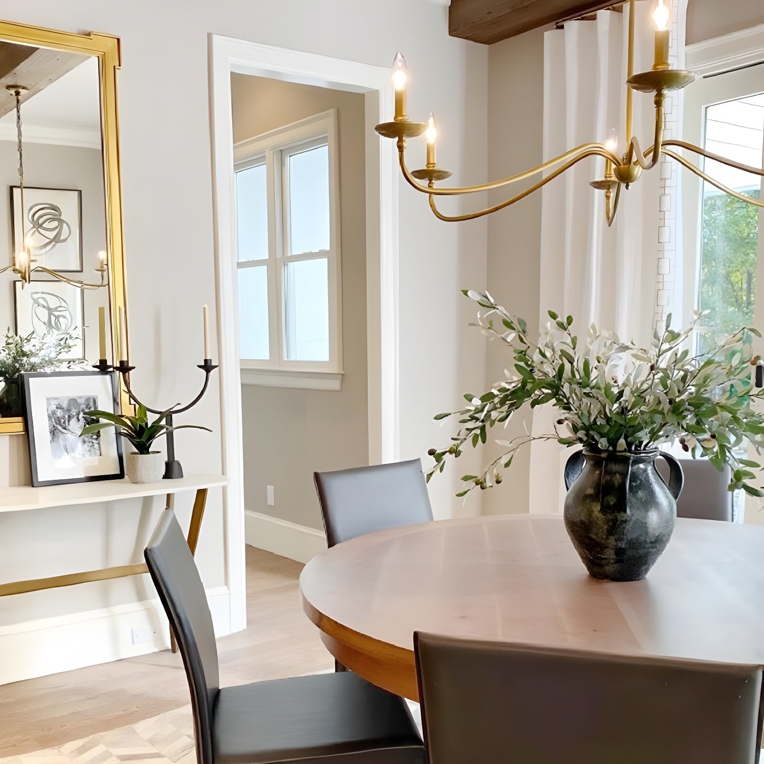 Alshaarae Vintage Industrial Brass Chandelier - Letslighting