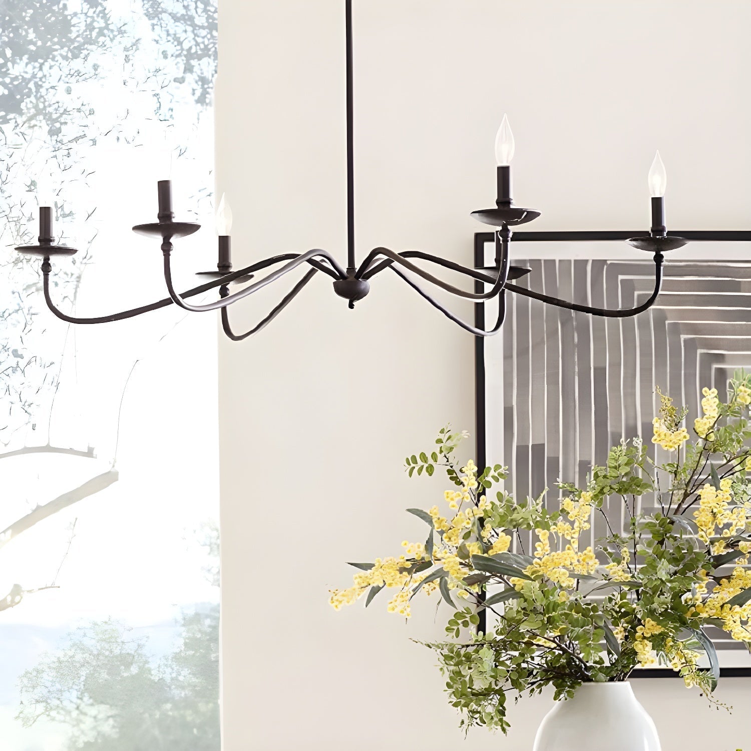 Alshaarae Vintage Industrial Brass Chandelier - Letslighting