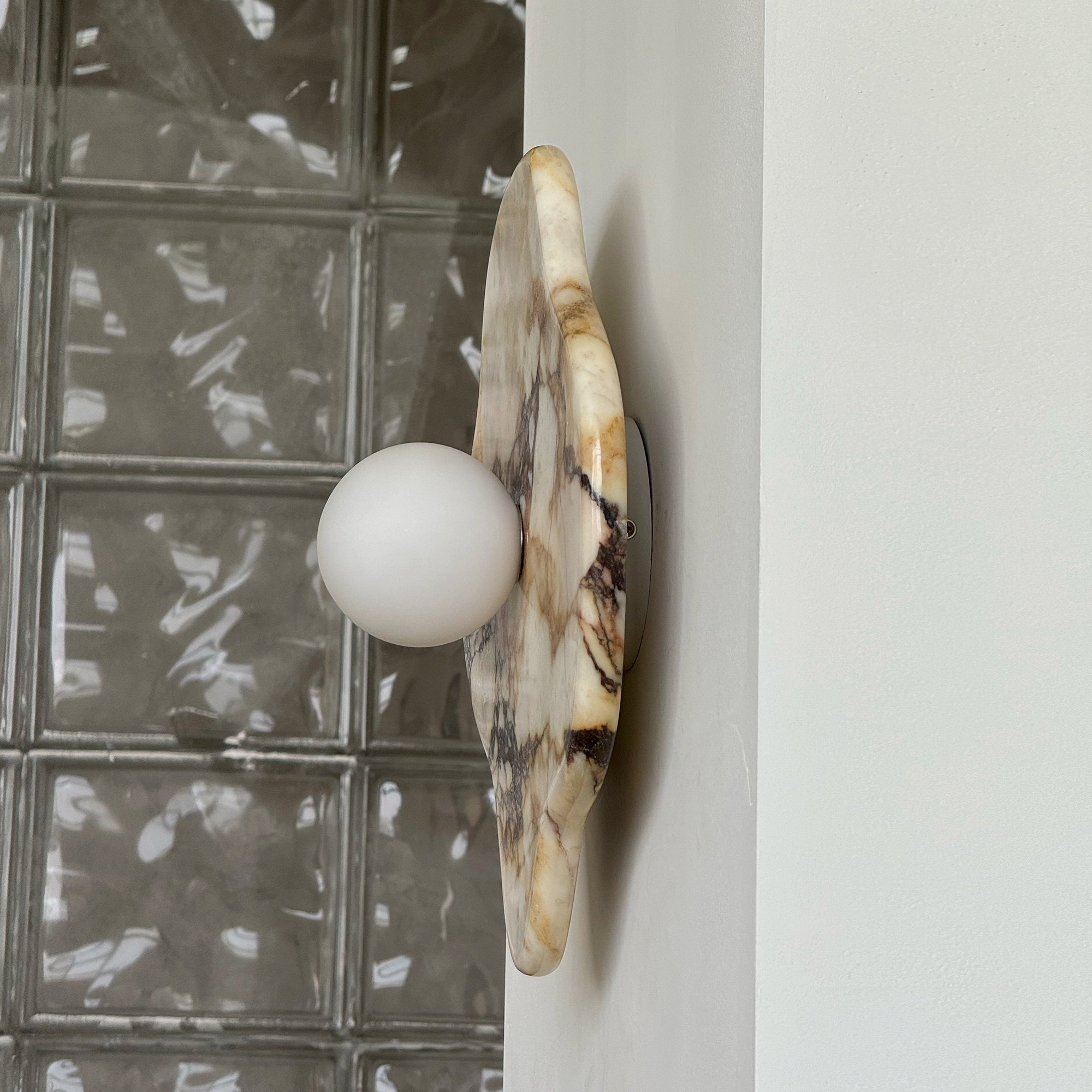 Abnormal Marble Glass Wall Lamp - Letslighting
