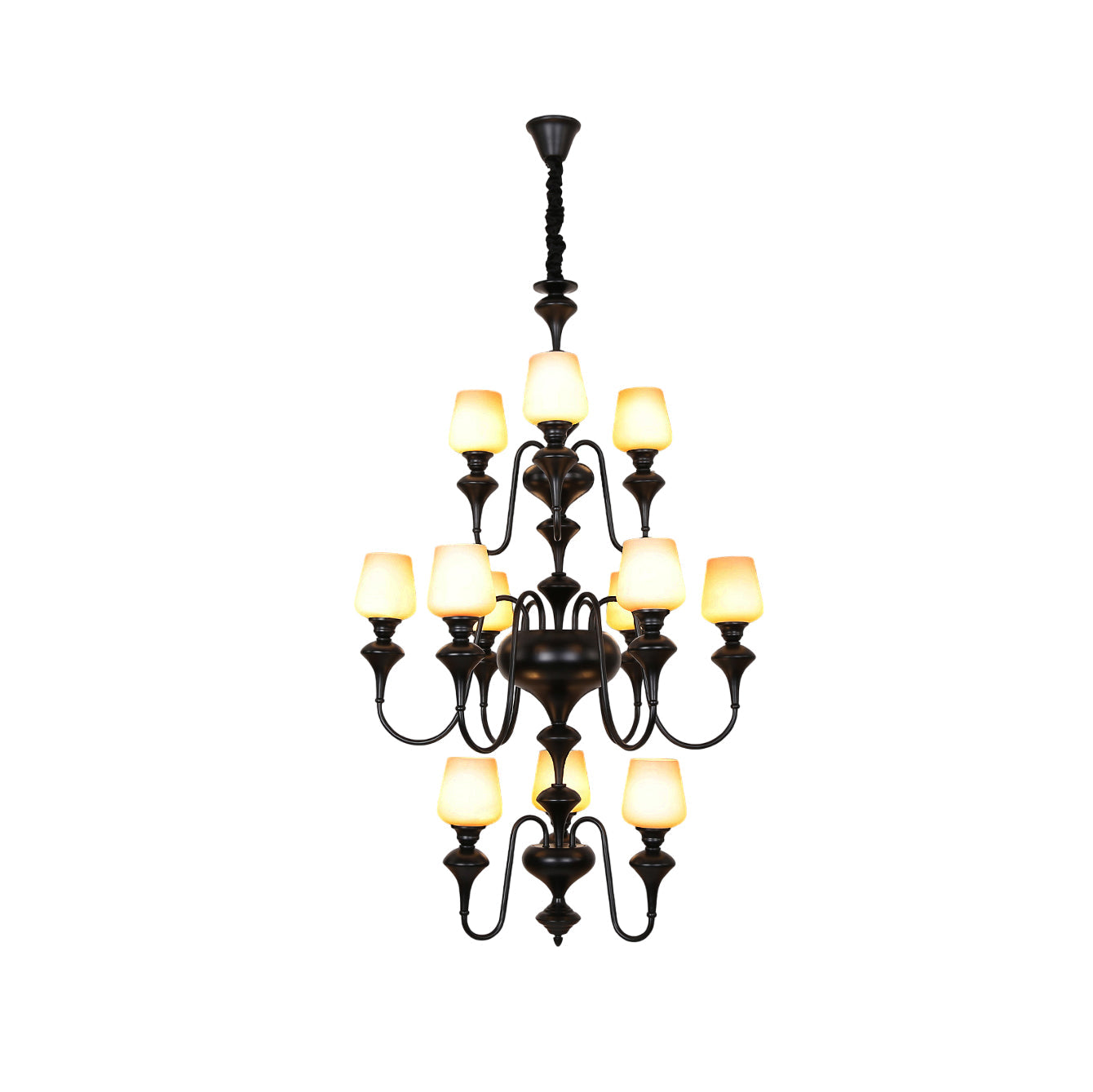 Eterna Tiered Chandelier - Letslighting