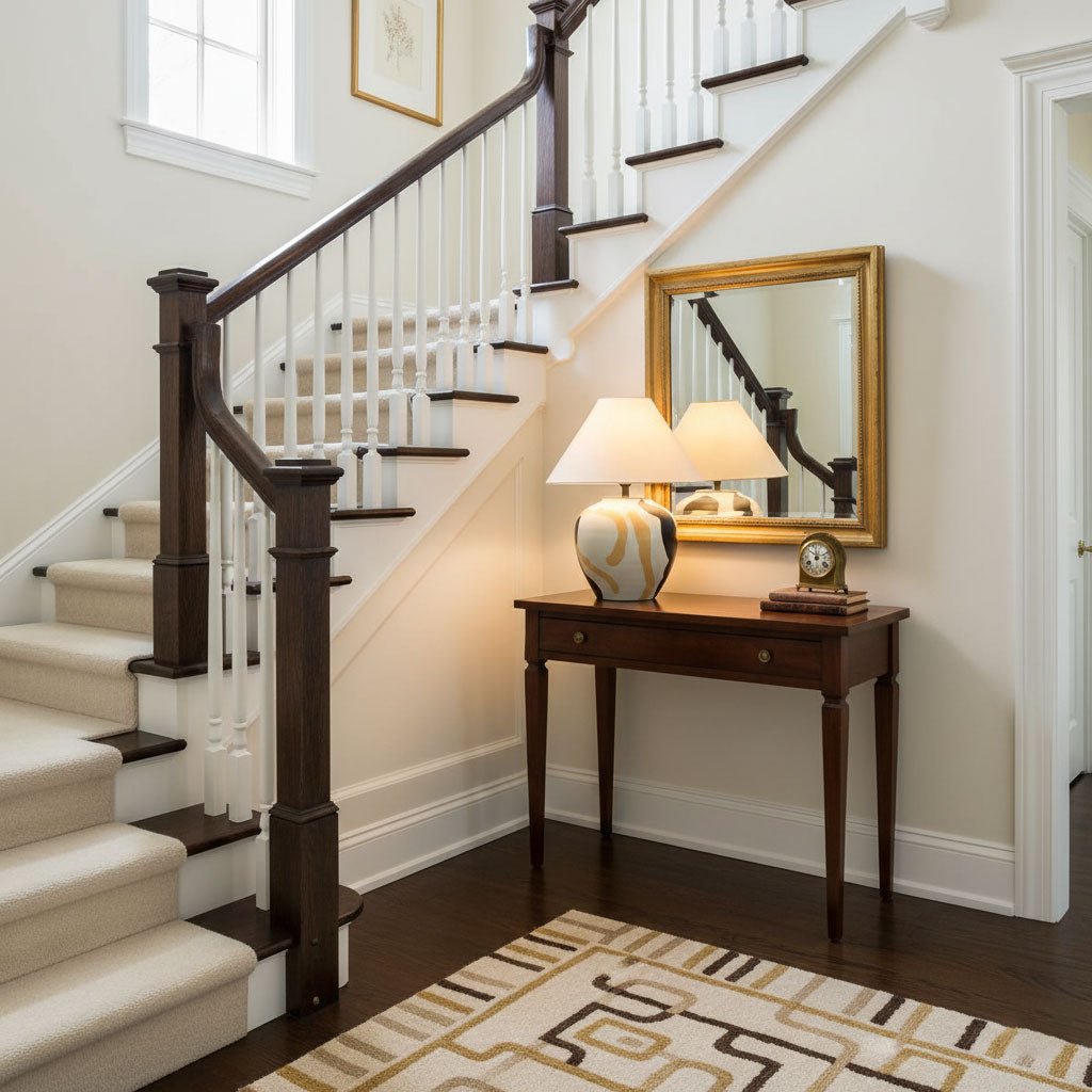 Abstract Artistic Fabric & Ceramics Table Lamp