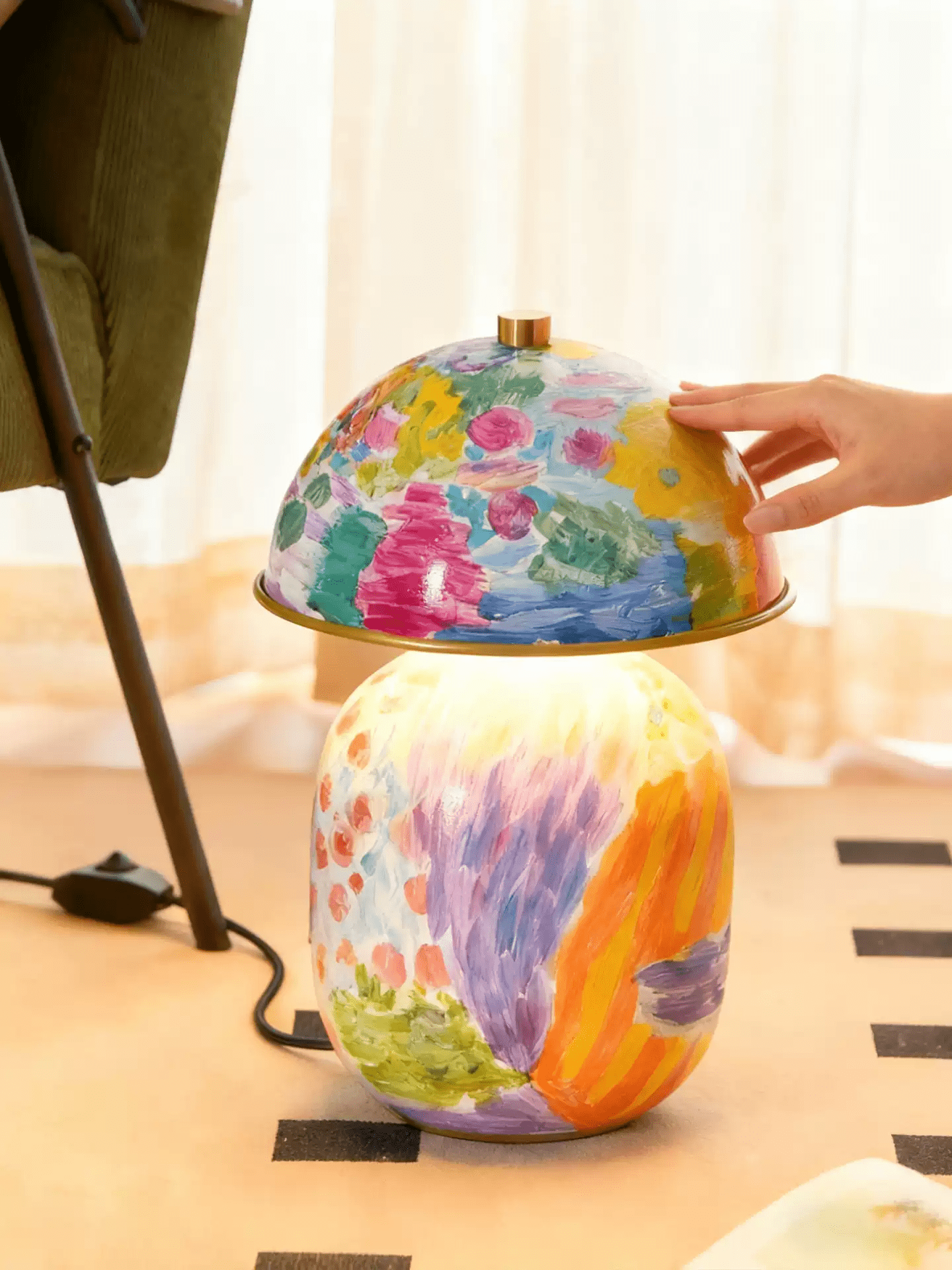 Abstract Modern Ceramic Table Light